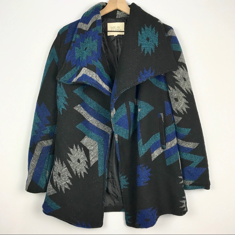 Thread & Supply • Aztec Southwestern Tweed Coat M
